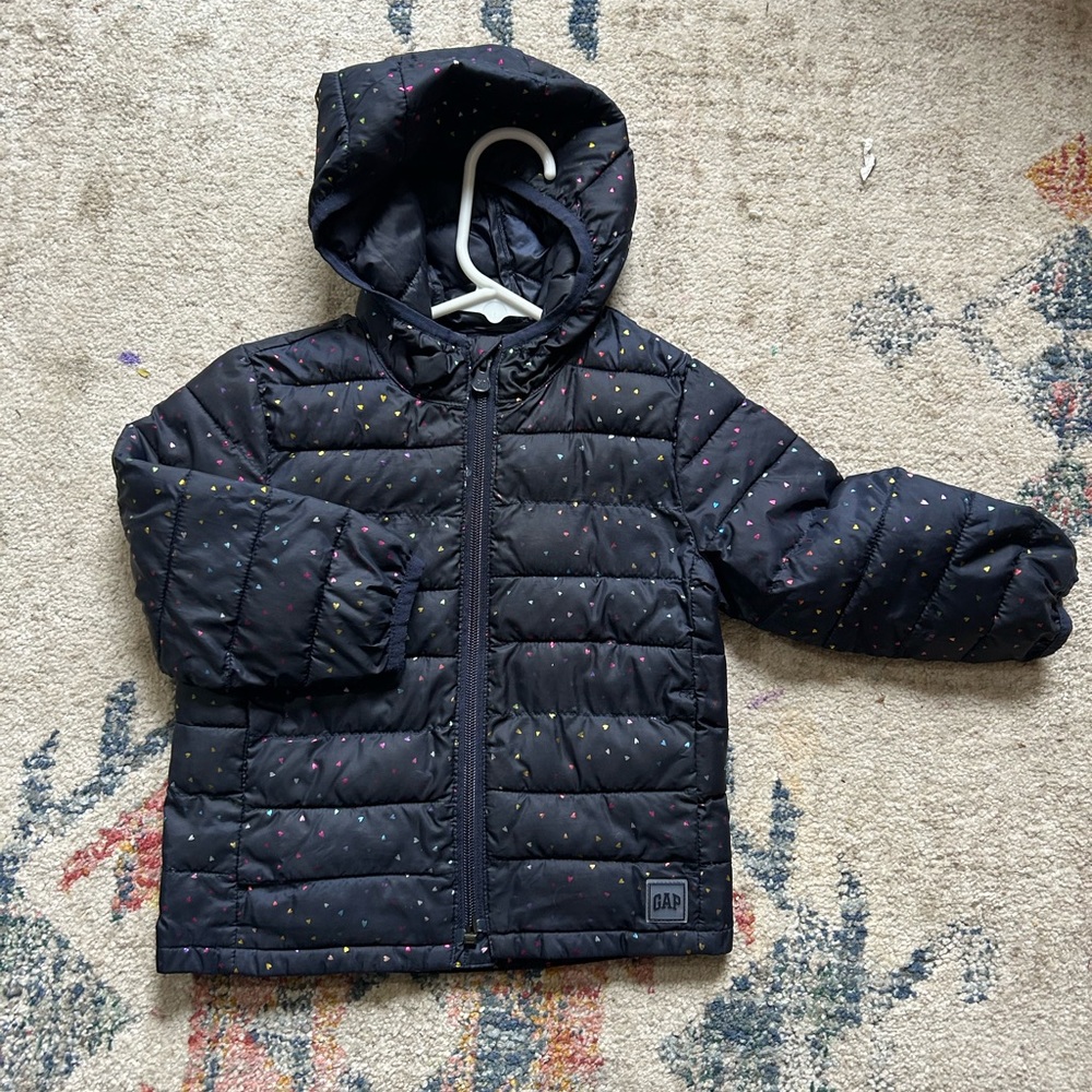 GAP toddler lightweight puffer jacket 2t
